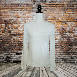 J.crew White Knit Top